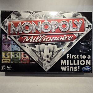 Monopoly Millionaire Board Game Hasbro Family Game Night - New Sealed!